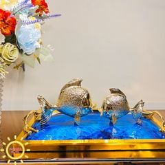 Tượng decor cặp cá Nemo phong thủy cao cấp