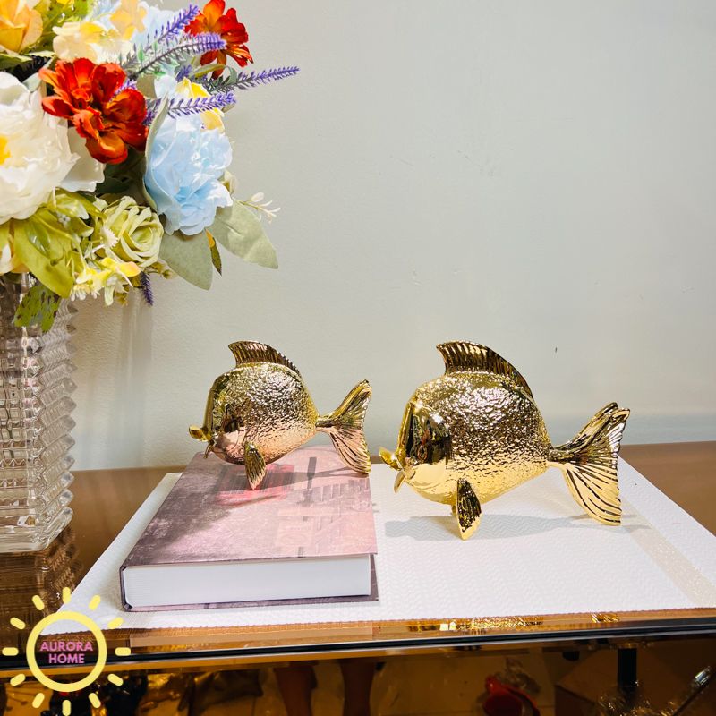 Tượng decor cặp cá Nemo phong thủy cao cấp