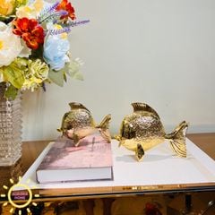 Tượng decor cặp cá Nemo phong thủy cao cấp
