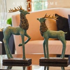 Tượng hươu Bắc Âu xanh