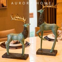 Tượng hươu Bắc Âu xanh