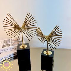 Tượng decor kim loại cánh quạt Allis cao cấp