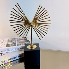 Tượng decor kim loại cánh quạt Allis cao cấp