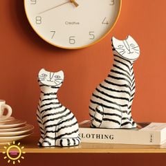 Tượng mèo Teslire nghệ thuật