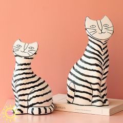 Tượng mèo Teslire nghệ thuật