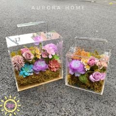 Vali hoa giả Purple Loving tông tím lãng mạn