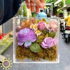 Vali hoa giả Purple Loving tông tím lãng mạn