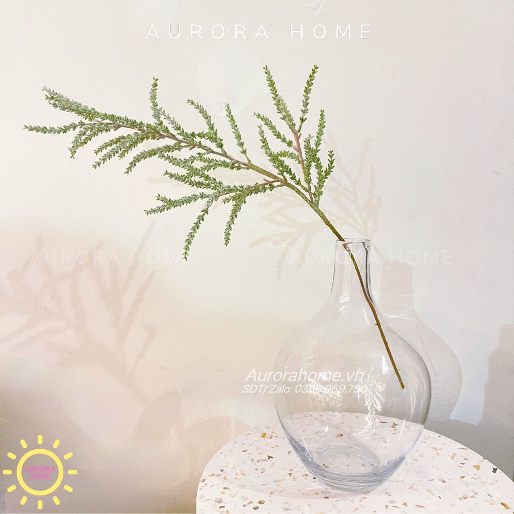 Cành lá hoa cỏ núi decor