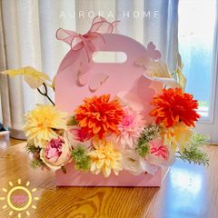 Giỏ hoa giả đẹp làm quà tặng Adorlee