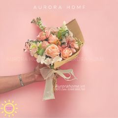 Hoa bó giả mini cao cấp