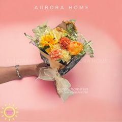 Hoa bó giả mini cao cấp