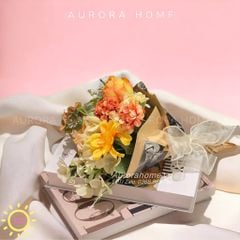 Hoa bó giả mini cao cấp