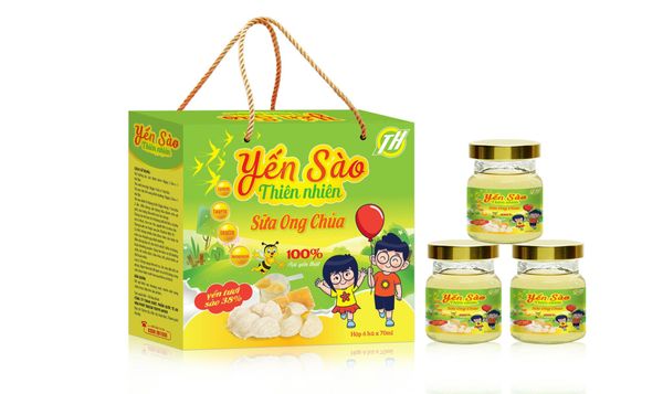 YẾN SÀO TH CAO CẤP PEDIA SỮA ONG CHÚA xách 6 hũ 70ml