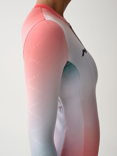 Women's Blurred Out Pro Hex LS Jersey  2.0
