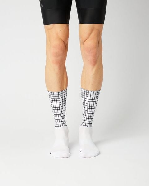AERO MOVEMENT GRID WHITE Sock