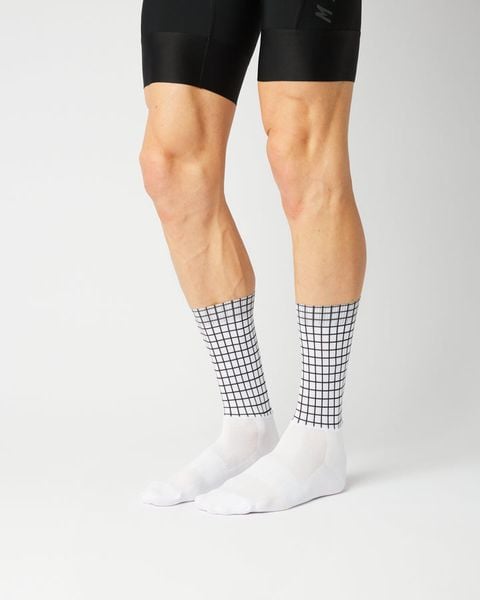 AERO MOVEMENT GRID WHITE Sock