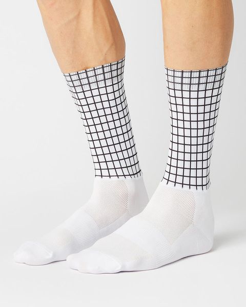 AERO MOVEMENT GRID WHITE Sock