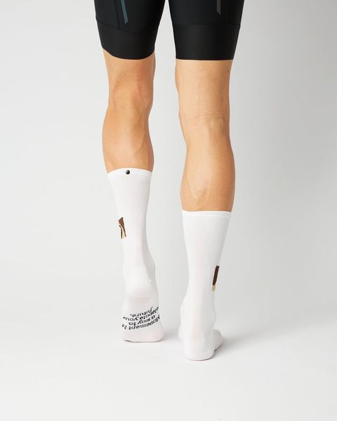 Classic Movement Collage White Sock
