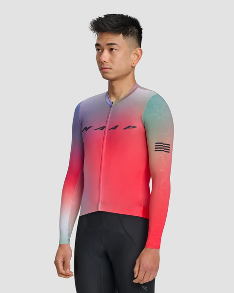 Blurred Out Pro Hex LS Jersey 2.0