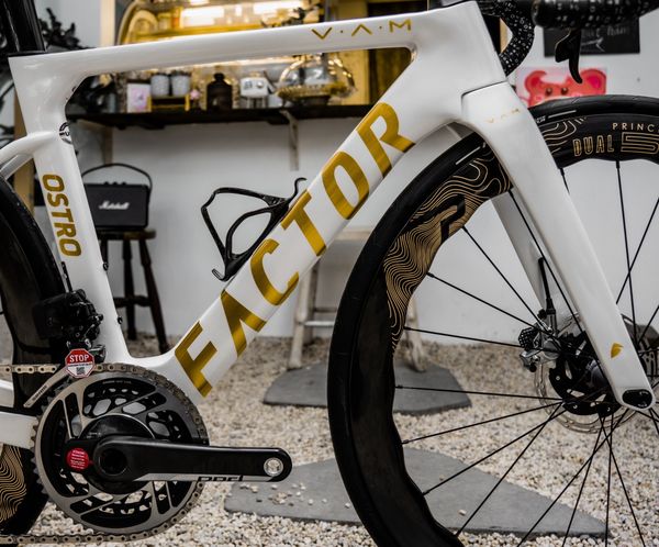 Frameset Factor OSTRO V.A.M Disc  White Gold (Premium Package Frame)