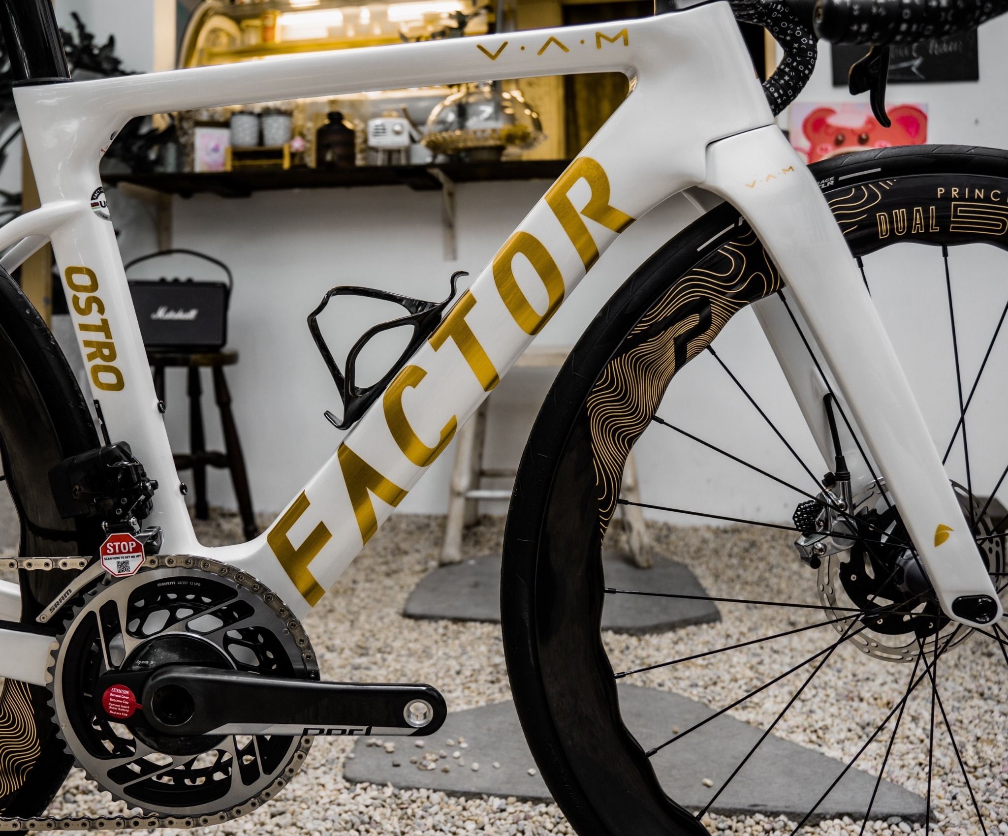 Frameset Factor OSTRO V.A.M Disc Custom Color White Gold