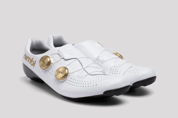 Giày Nimbl Exceed Ultimate Glide White/Gold (New Model)