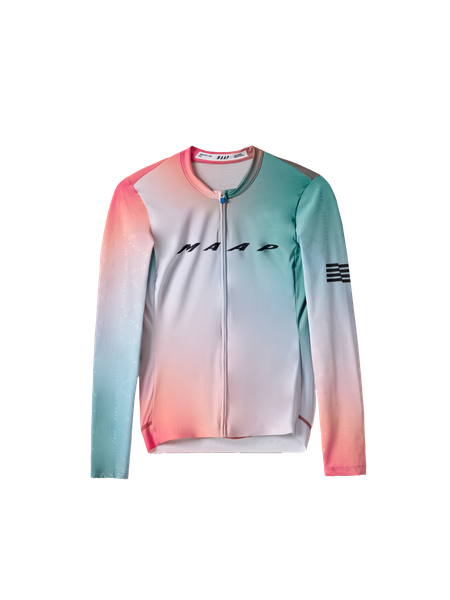 Women's Blurred Out Pro Hex LS Jersey  2.0