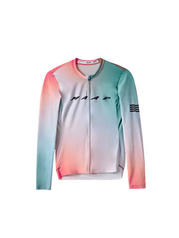 Women's Blurred Out Pro Hex LS Jersey  2.0