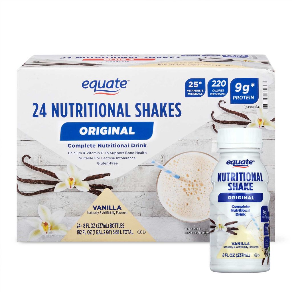 Sữa Equate Original Meal Replacement Nutritional Shakes 24 Chai