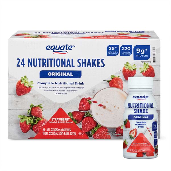 Sữa Equate Original Meal Replacement Nutritional Shakes 24 Chai
