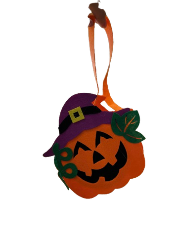  Giỏ Kẹo Halloween BN01 – Hình Bí Ngô Dễ Thương, Chất Nỉ Mềm, Phụ Kiện Hóa Trang Trẻ Em 