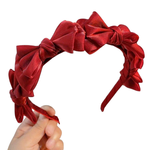  Cài Tóc Nơ Lụa CN012 – Phụ Kiện Tóc Nữ Đẹp Sang Trọng, Tôn Dáng Mặt 