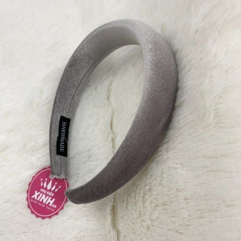  [nhiều màu] Cài tóc bọc vải nhựa cứng Handmade bản lớn C8 