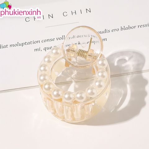  [34 kiểu] KẸP TÓC NHỰA ĐÍNH HẠT NHỎ K09 – NHẸ NHÀNG MÀ VẪN TINH TẾ 