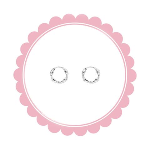  Bông Tai TBX01 – Vòng Tròn Mini Mạ Bạc | Mạ Vàng 6mm 