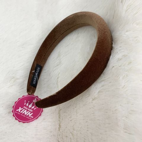 [nhiều màu] Cài tóc bọc vải nhựa cứng Handmade bản lớn C8 