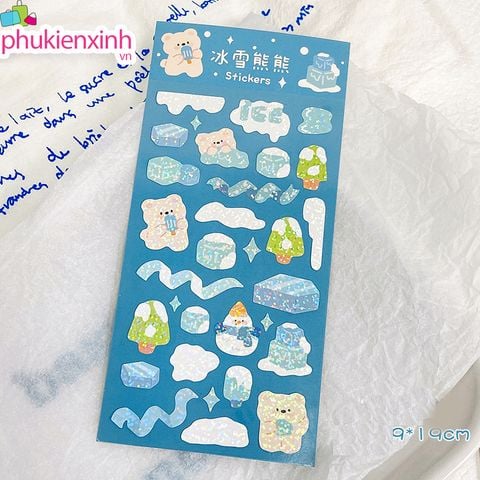  [nhiêu màu] Bộ dán Stickers Kute 002 