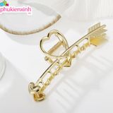  Kẹp Mạ Trái Tim K34 – Dễ Thương Hết Nấc 