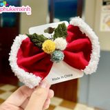  KẸP TÓC NOEL K324 – SIÊU XINH, SIÊU ĐÁNG YÊU CHO MÙA LỄ HỘI ✨ 