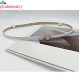  Dây Nịt Nữ MUN09 – Bản Nhỏ Thanh Lịch – Khóa Hoa Đôi Sang Xinh 