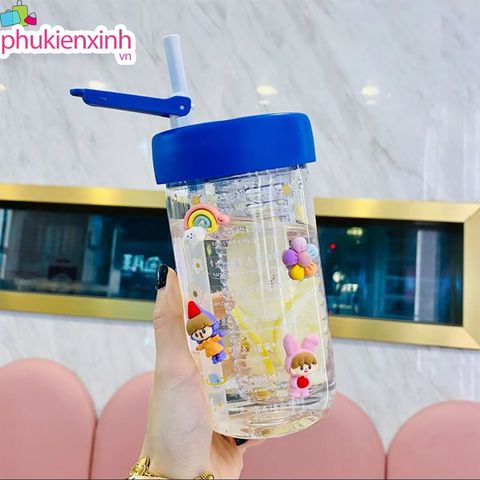  [4 màu] [500ml] Bình đựng nước Kute LN04 