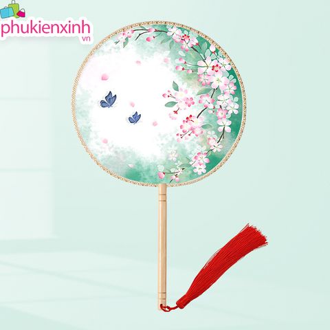  Quạt Cổ Trang Cầm Tay QT013 – Thanh nhã như nàng thơ, bay nhẹ cùng hương lụa 