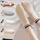  Vớ Cổ Ngắn Phối Sọc Thể Thao Unisex VV0029 