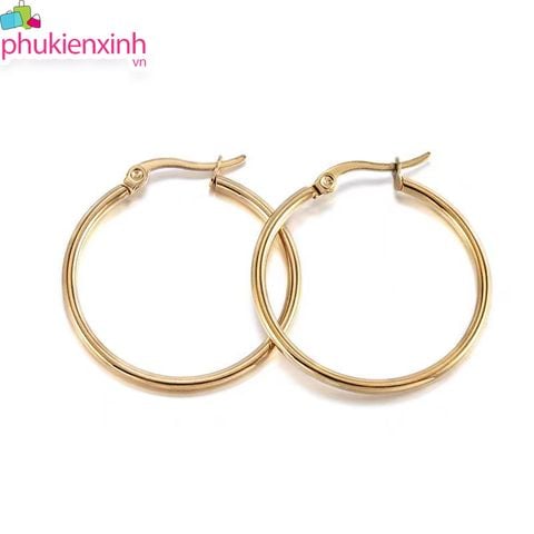  ✨ Bông Tai Vòng Trơn TB386 – Cực Xinh, Dễ Phối, Sang Xịn Chuẩn Gu Gen Z 