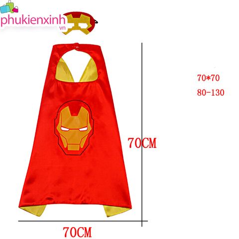  Áo Choàng Halloween Trẻ Em – Đa Kiểu Dáng Iron Man, Spider Man, Bí Ngô, Choàng Phù Thủy Dễ Thương 