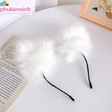  Băng Đô Cosplay Tai Mèo Lông Mềm Có Chuông BD23 – Phụ Kiện Hóa Trang Dễ Thương ✨ 