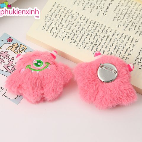  Móc Khóa MK82 – Hình Quái Vật Lông Mềm Dễ Thương, Đa Màu Sắc 