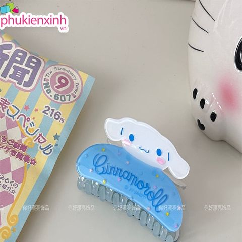  Kẹp tóc K401 – Bộ tứ Cinamo, Melody, Kurumi, Stitch siêu đáng yêu 