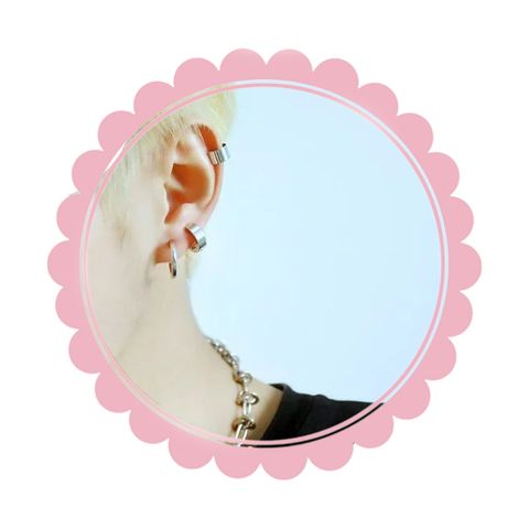  Bông Tai Kẹp BTK004 – Phụ Kiện Cá Tính, Thời Trang, Không Cần Xỏ Lỗ Tai 