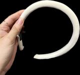  [nhiều màu] Cài tóc bọc vải nhựa cứng Handmade bản lớn C8 